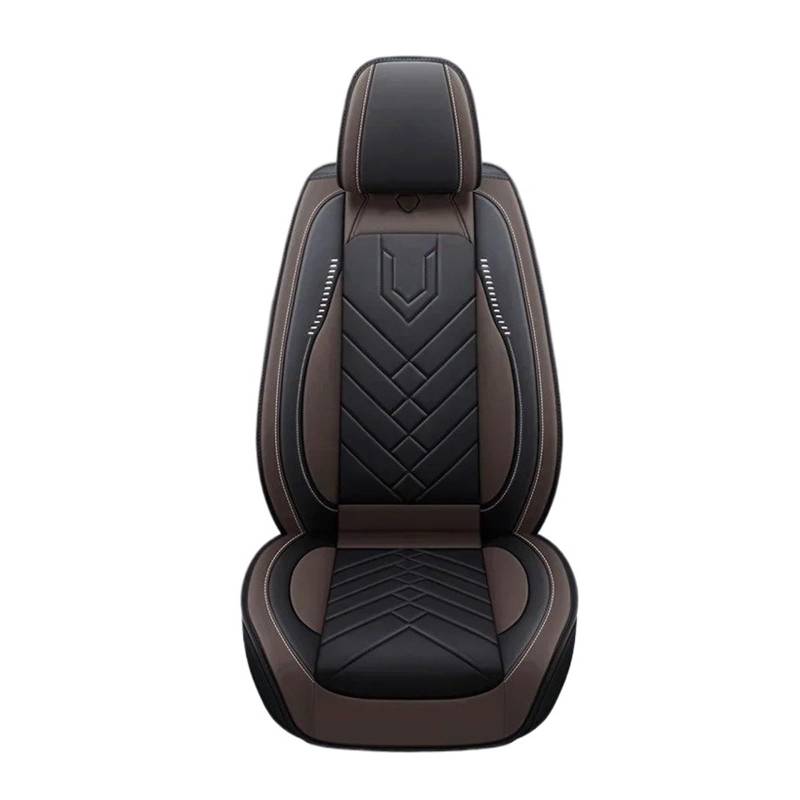 Autschonbezüge Für Jetour T2 Traveller Dashing 2023 2024 X70 X70 Plus Universal-Autositzbezug Aus PU-Leder Autositzbezüge(Black A Coffee 5 Seat) von Dogkapm