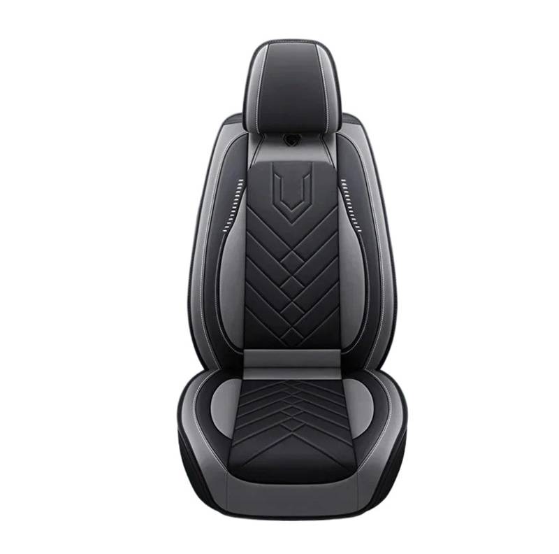 Autschonbezüge Für Jetour T2 Traveller Dashing 2023 2024 X70 X70 Plus Universal-Autositzbezug Aus PU-Leder Autositzbezüge(Black Grey A 5 Seat) von Dogkapm