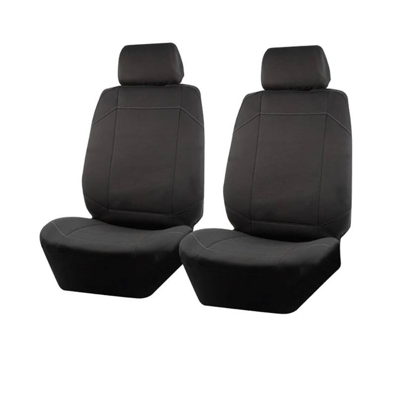 Autschonbezüge Universal Polyester Stepp Stickerei Autositzbezug Innenausstattung Autositzbezüge(Black A) von Dogkapm