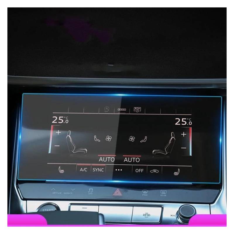 GPS Transparent Displayschutzfolie Für A6 Für A6L 2016-2023 Gehärtetes Glas Auto GPS Navigation Media Touch Screen Schutz Film Auto Innen Zubehör Auto Navigation Schutzfolie(19-23 8.6in) von Dogkapm