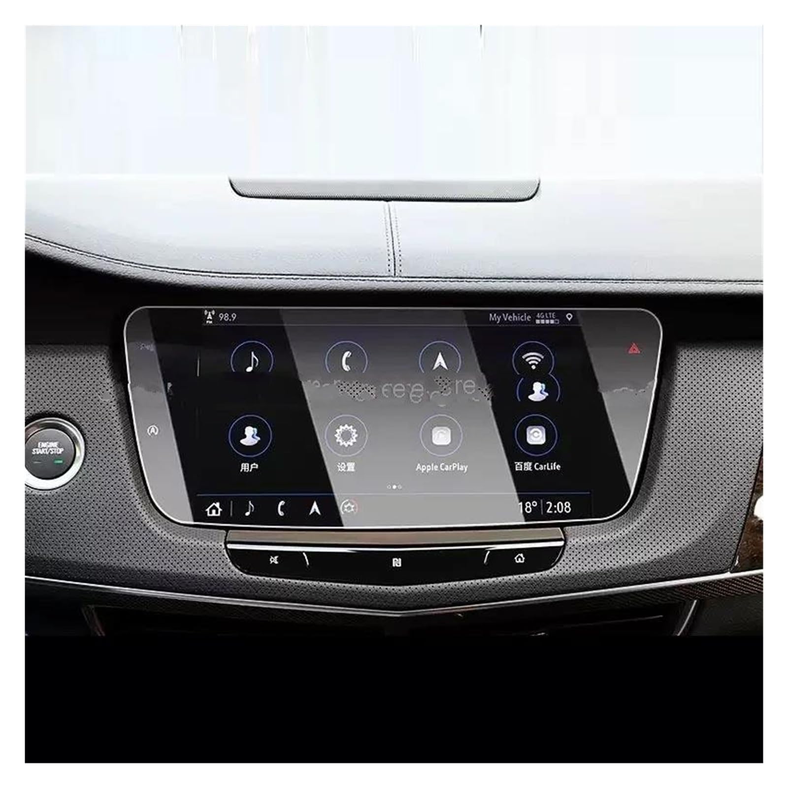 GPS Transparent Displayschutzfolie Für Cadillac Für CT6 2017-2022 10,2 Zoll Autoradio DVDGPS Navigation LCD Bildschirm Aufkleber Gehärtetem Glas Bildschirm Schutz Film Auto Navigation Schutzfolie GPS Transparent Displayschutzfolie Für Cadillac Für CT6 2017-2022 10,2 Zoll Autoradio DVDGPS Navigation LCD Bildschirm Aufkleber Gehärtetem Glas Bildschirm Schutz Film Auto Navigation Schutzfolie von Dogkapm