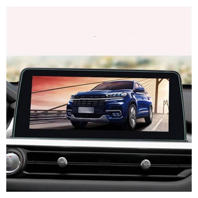 GPS Transparent Displayschutzfolie Für Chery Für Tiggo 7 Pro 2020 2021 Zubehör Schutz Auto Glas Auto HD Navigation Bildschirm Gehärtetem Film GPS Aufkleber Auto Navigation Schutzfolie von Dogkapm