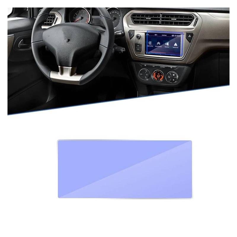 GPS Transparent Displayschutzfolie Für Citroen Für C-Elysee 2017 2018 2019 2020 2021 7 "Auto Navigation GPS Film Touch Full Screen Protector Gehärtetem Glas Zubehör Auto Navigation Schutzfolie von Dogkapm