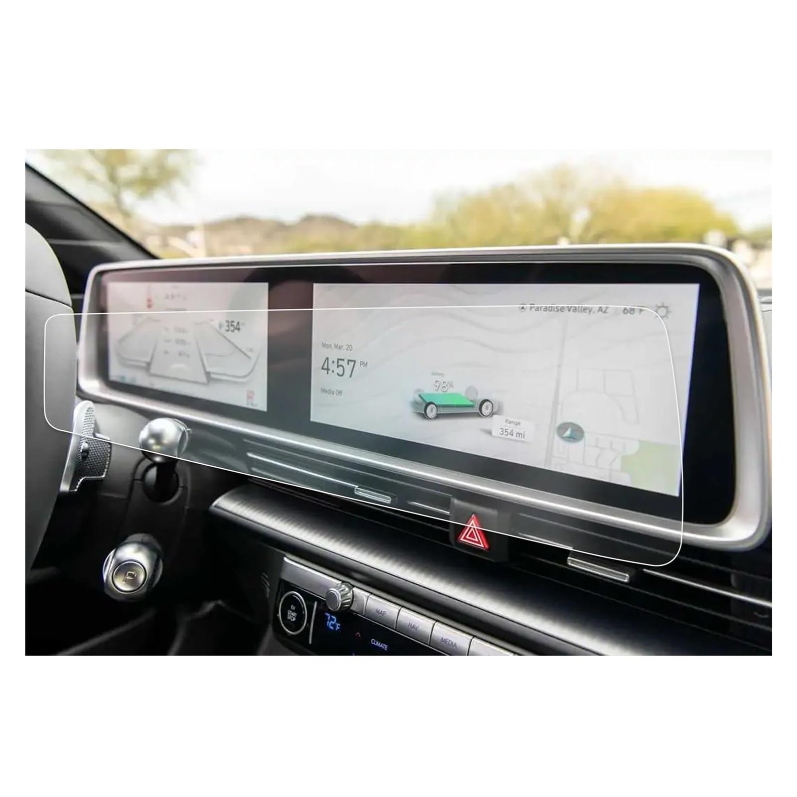 GPS Transparent Displayschutzfolie Für Hyundai Für Ioniq 6 2023 Auto LCD Instrument Multimedia Radio Display Auto Innen Zubehör Nano Screen Protector Auto Navigation Schutzfolie GPS Transparent Displayschutzfolie Für Hyundai Für Ioniq 6 2023 Auto LCD Instrument Multimedia Radio Display Auto Innen Zubehör Nano Screen Protector Auto Navigation Schutzfolie von Dogkapm