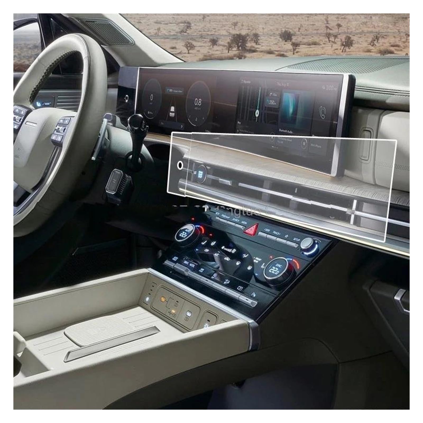 GPS Transparent Displayschutzfolie Für Hyundai Für Santa Fe 2024 12,3 Zoll Auto Infotainment Radio GPS Navigation Display Anti-Scratch-Film TPU Schutz Film Auto Navigation Schutzfolie GPS Transparent Displayschutzfolie Für Hyundai Für Santa Fe 2024 12,3 Zoll Auto Infotainment Radio GPS Navigation Display Anti-Scratch-Film TPU Schutz Film Auto Navigation Schutzfolie von Dogkapm