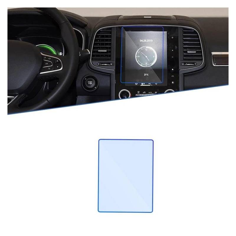 GPS Transparent Displayschutzfolie Für Koleos Für Samsung QM6 HC MK2 2017 2018 2019 2022 2020 Auto Navigation Auto GPS Film Screen Protector Gehärtetem Glas Auto Navigation Schutzfolie von Dogkapm