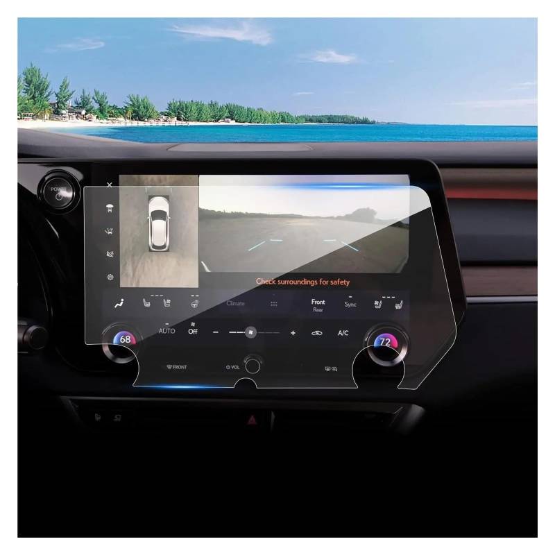 GPS Transparent Displayschutzfolie Für Lexus Für TX350 Für TX500h 2024 14 Zoll LCD Touch Screen Navigation GPS Schutz Zubehör Gehärtetem Glas Film Auto Navigation Schutzfolie von Dogkapm