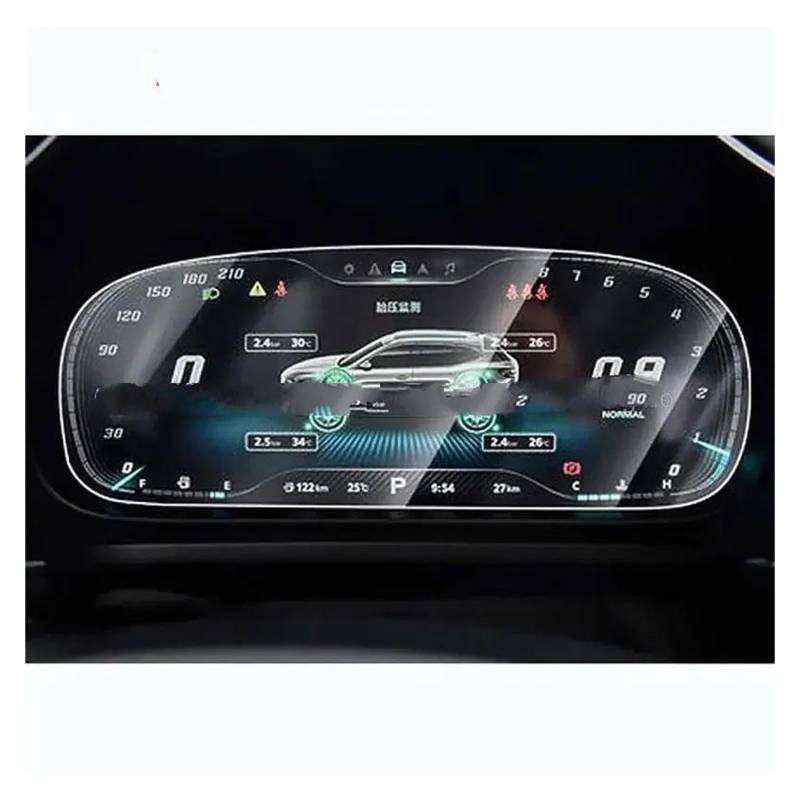GPS Transparent Displayschutzfolie Für MG HS Innen 2018 2019 Auto Dashboard Anti-Scratch Zubehör TPU Screen Protector Display-schutzfolie Auto Navigation Schutzfolie von Dogkapm