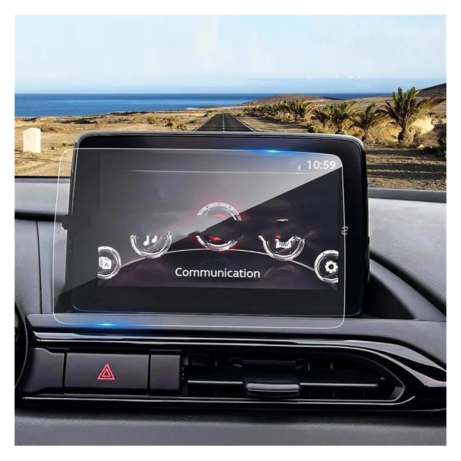GPS Transparent Displayschutzfolie Für Mazda Für MX-5 Für MX5 2015-2022 7 Zoll LCD Auto Radio GPS Navigation Innen Zubehör Gehärtetem Glas Screen Protector Film Auto Navigation Schutzfolie GPS Transparent Displayschutzfolie Für Mazda Für MX-5 Für MX5 2015-2022 7 Zoll LCD Auto Radio GPS Navigation Innen Zubehör Gehärtetem Glas Screen Protector Film Auto Navigation Schutzfolie von Dogkapm