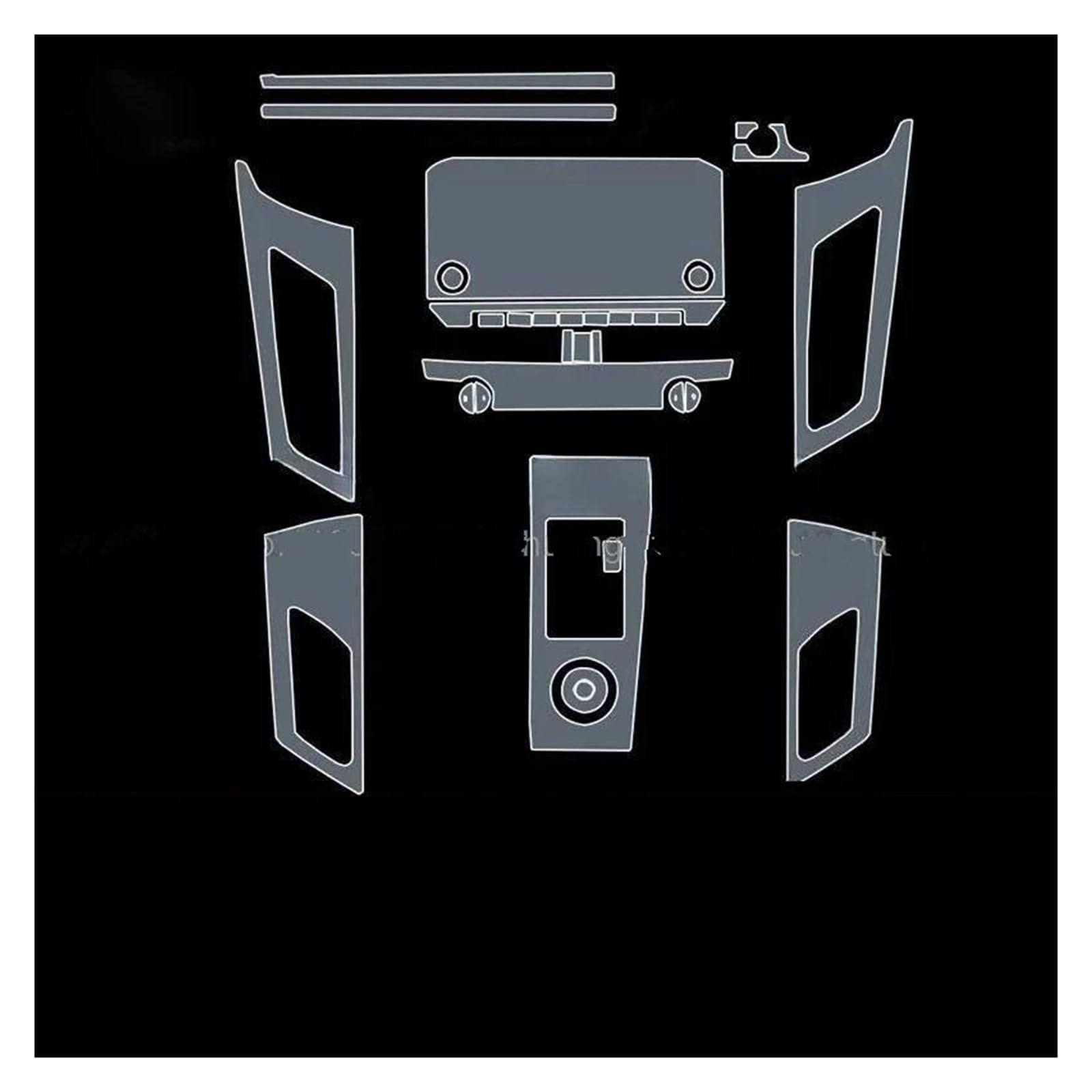GPS Transparent Displayschutzfolie Für Mitsubishi Für Outlander 2022-2023 Auto Interior Center Konsole Transparent Anti-scratch Zubehör TPU Screen Protector Film Auto Navigation Schutzfolie(Style B Fo GPS Transparent Displayschutzfolie Für Mitsubishi Für Outlander 2022-2023 Auto Interior Center Konsole Transparent Anti-scratch Zubehör TPU Screen Protector Film Auto Navigation Schutzfolie(Style B Fo von Dogkapm