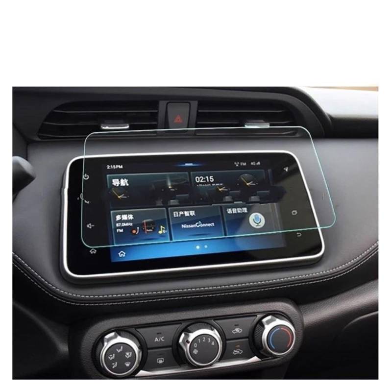 GPS Transparent Displayschutzfolie Für Nissan Für Kicks 2017-2020 Auto GPS Navigation LCD Bildschirm Anti-Scratch Zubehör Gehärtetem Glas Screen Protector Film Auto Navigation Schutzfolie(8Inch) von Dogkapm