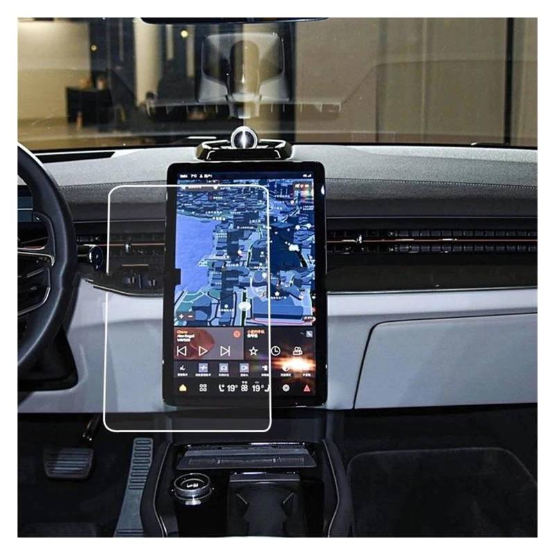 GPS Transparent Displayschutzfolie Für Polestar 3 2024 14,5 Zoll Auto GPS Navigation Infotainment Diaplayscreen Anti-Scratch Film TPU Screen Protector Film Auto Navigation Schutzfolie von Dogkapm