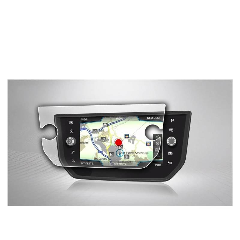 GPS Transparent Displayschutzfolie Für Sitz Für Arona 2018 2019 2020 2021 8-Zoll Auto Navigation Display Screen Protector Film Auto Innen Zubehör Auto Navigation Schutzfolie von Dogkapm