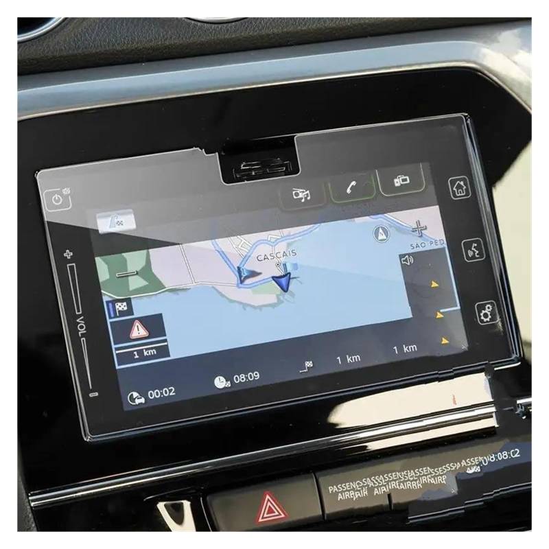 GPS Transparent Displayschutzfolie Für Suzuki Für Vitara 2016 2017 2018 2019 Auto Radio GPS Navigation Bildschirm Gehärtetem Glas Stahl Schutz Film Auto Navigation Schutzfolie von Dogkapm