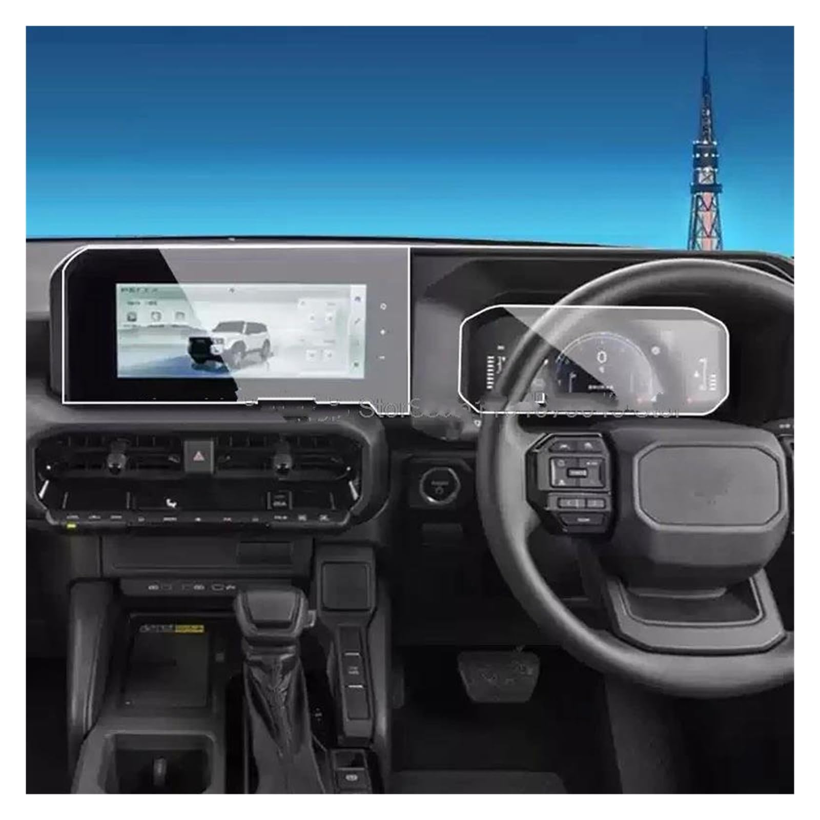 GPS Transparent Displayschutzfolie Für Toyota Für Land Für Cruiser 250 2024 12,3 Zoll Auto Infotainment GPS Navigation Anti-scratch-Film Gehärtetes Glas Screen Protector Auto Navigation Schutzfolie(GP GPS Transparent Displayschutzfolie Für Toyota Für Land Für Cruiser 250 2024 12,3 Zoll Auto Infotainment GPS Navigation Anti-scratch-Film Gehärtetes Glas Screen Protector Auto Navigation Schutzfolie(GP von Dogkapm