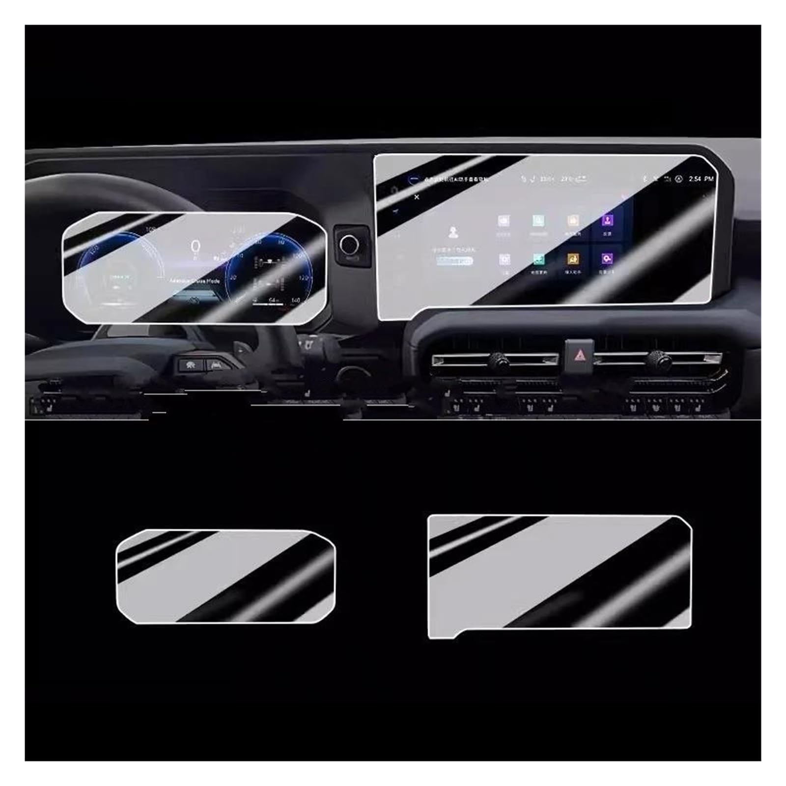 GPS Transparent Displayschutzfolie Für Toyota Für Land Für Cruiser 250 2024 Auto GPS Navigation Und Instrument Display Bildschirm Anti-scratch Gehärtetes Glas Screen Protector Auto Navigation Schutzfo GPS Transparent Displayschutzfolie Für Toyota Für Land Für Cruiser 250 2024 Auto GPS Navigation Und Instrument Display Bildschirm Anti-scratch Gehärtetes Glas Screen Protector Auto Navigation Schutzfo von Dogkapm