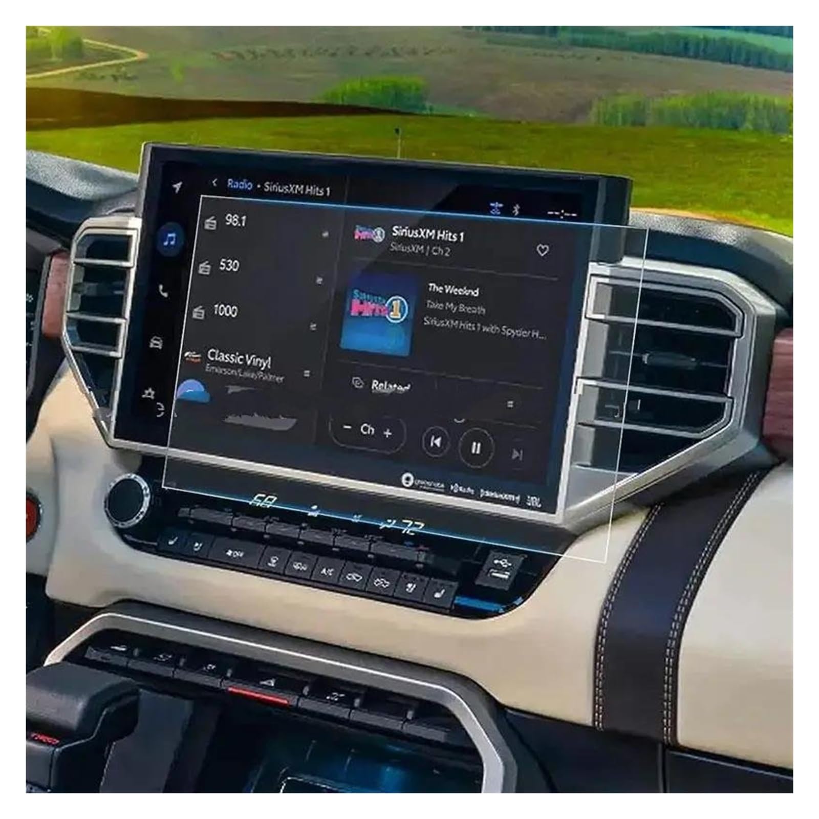 GPS Transparent Displayschutzfolie Für Toyota Für Tundra 2022 2023 14 Zoll Auto LCD GPS Navigation Anti-Scratch-Film Gehärtetem Glas Screen Protector Auto Navigation Schutzfolie GPS Transparent Displayschutzfolie Für Toyota Für Tundra 2022 2023 14 Zoll Auto LCD GPS Navigation Anti-Scratch-Film Gehärtetem Glas Screen Protector Auto Navigation Schutzfolie von Dogkapm