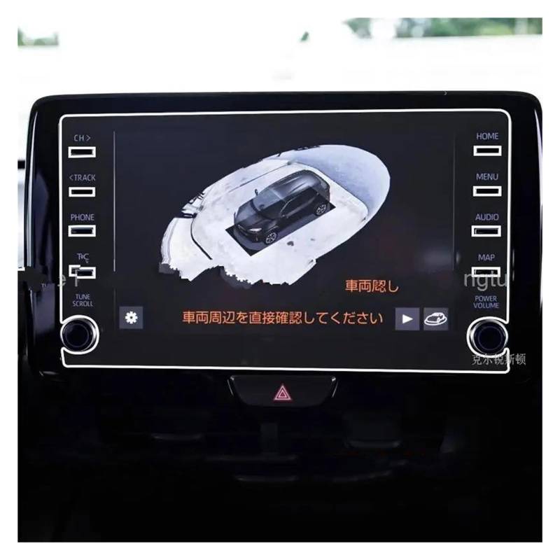 GPS Transparent Displayschutzfolie Für Toyota Für Yaris Für Kreuz 2020 2021 2022 8 Zoll Auto Infotainment GPS Navigation Display Aufkleber Gehärtetem Glas Bildschirm Schützen Film Auto Navigation Schu von Dogkapm