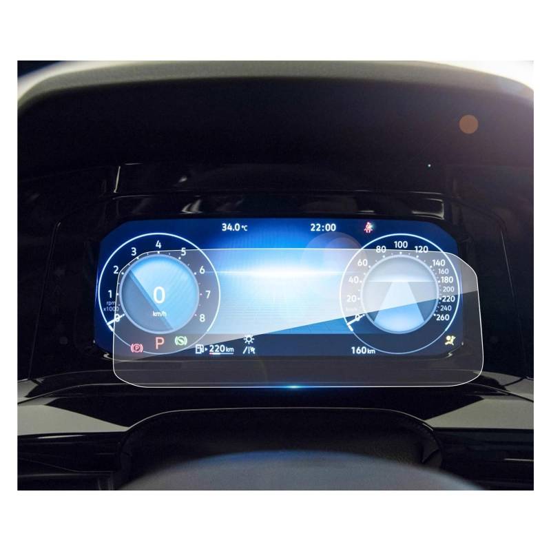 GPS Transparent Displayschutzfolie Für VW Für Golf 8 MK8 2020 2021 2022 2023 10 Zoll Auto Navigation Display Screen Protector Auto Innen Zubehör Auto Navigation Schutzfolie(10.25-Inch) von Dogkapm