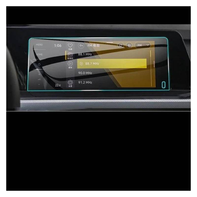 GPS Transparent Displayschutzfolie Für VW Für Golf 8 MK8 2020-2023 Für GTI GPS Navigation Film LCD Screen Schutz Film Auto Zubehör Gehärtetem Glas Auto Navigation Schutzfolie(8.25 inch GPS) von Dogkapm