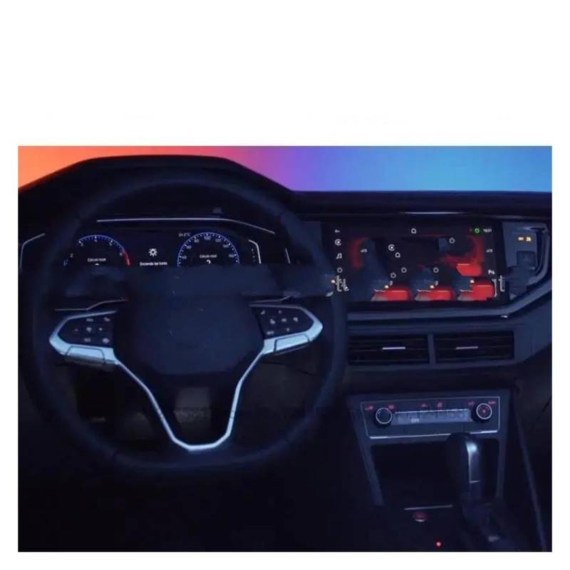 GPS Transparent Displayschutzfolie Für VW Für Nivus 2021 2022 Auto 10,1 Zoll GPS Navigation Und Instrument Dashboard Gehärtetem Glas Screen Protector Film Auto Navigation Schutzfolie von Dogkapm