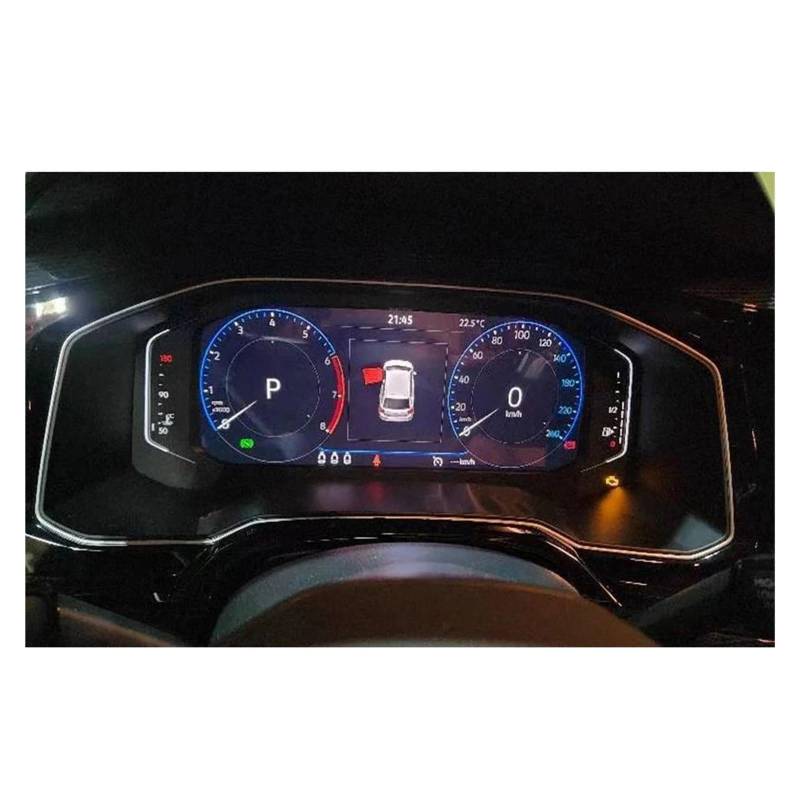 GPS Transparent Displayschutzfolie Für VW Für Polo HAGLAINE 2024 LCD Auto Radio GPS Navigation Und Dashboard Gehärtetem Glas Bildschirm Film Schutz Auto Navigation Schutzfolie(10.3INCH Dashboard) von Dogkapm
