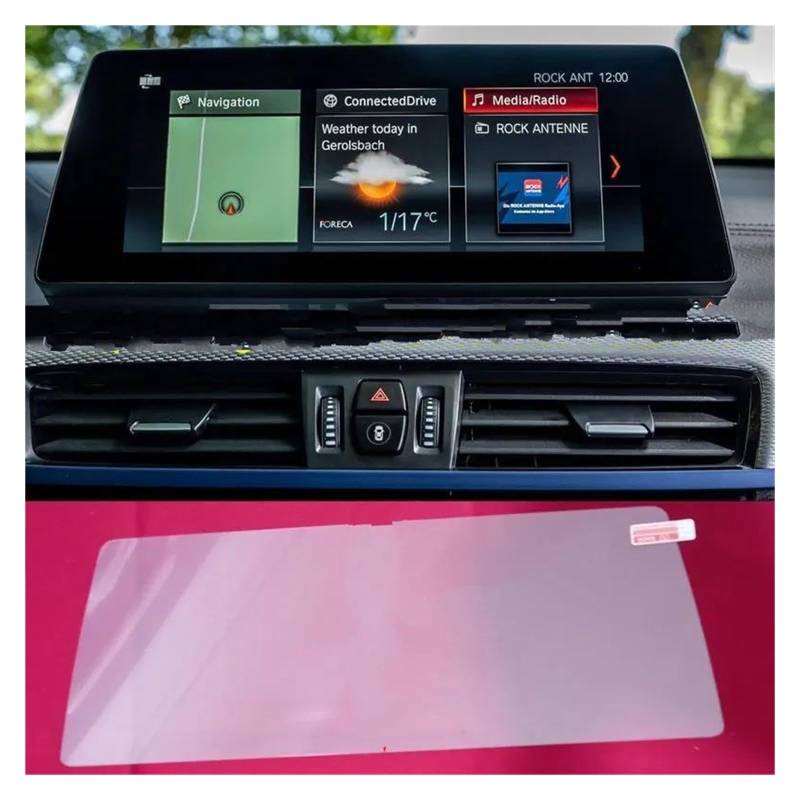 GPS Transparent Displayschutzfolie Für X1 F48 2020 10,25 Zoll Auto Navigation Screen Protector Zentrale Steuerung Display-schutzfolie Gehärtetes Glas Auto Navigation Schutzfolie(10.25inch) von Dogkapm