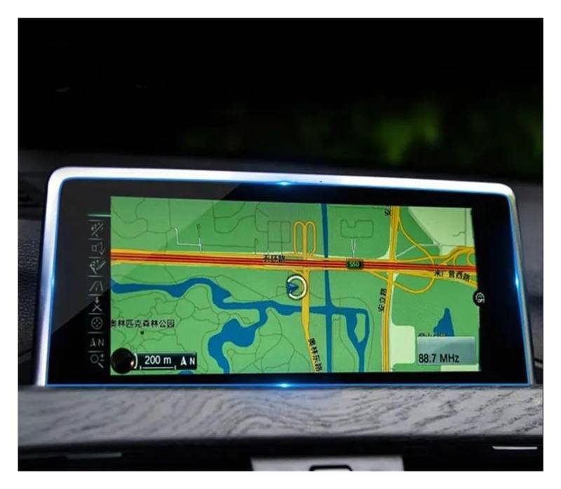 GPS Transparent Displayschutzfolie Für X2 F39 2018 2019 2020 Automotive Interior GPS Navigation Film LCD Bildschirm Gehärtetes Glas Schutz Film Anti-scratch-Film Auto Navigation Schutzfolie(8.8Inch 1P von Dogkapm