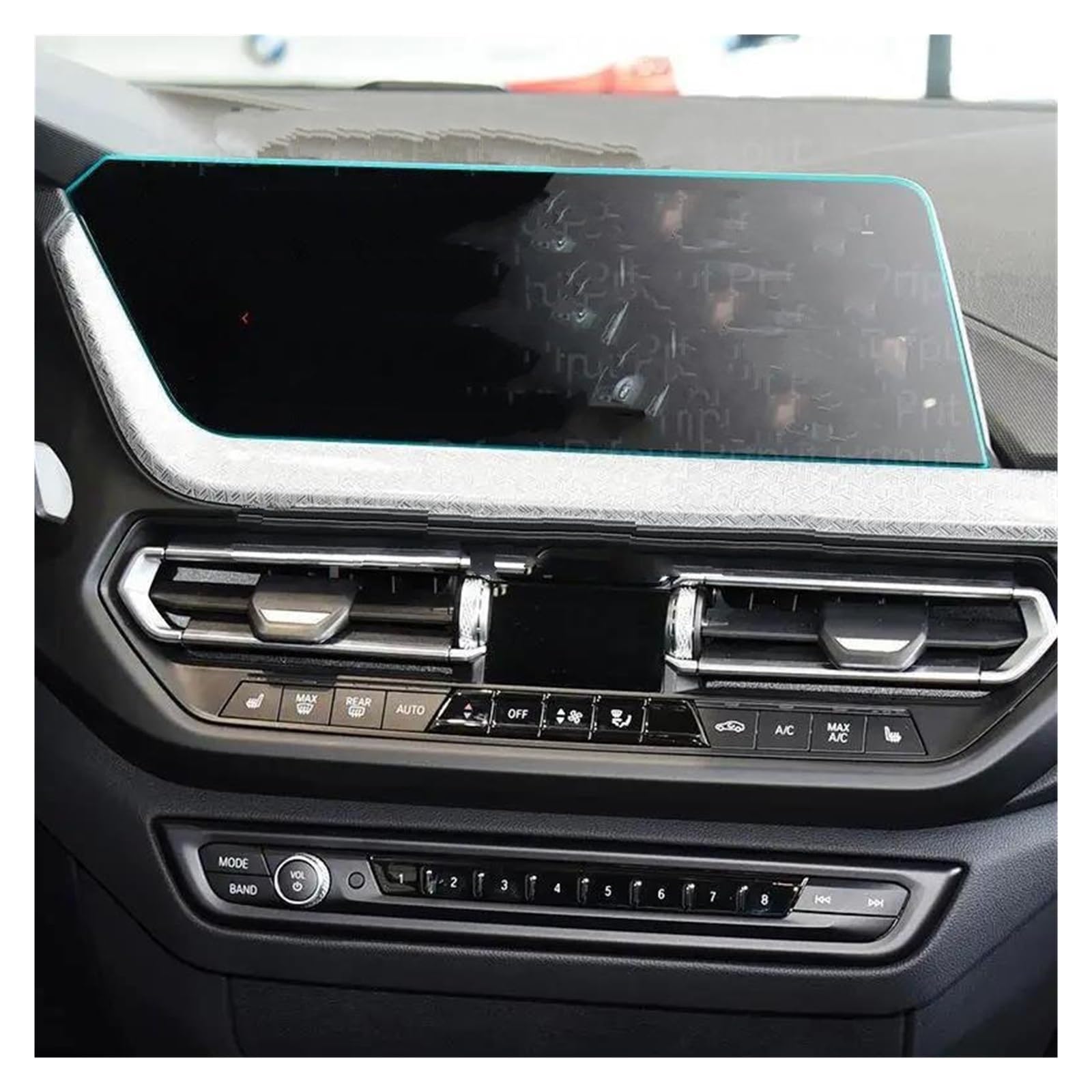 GPS Transparent Displayschutzfolie Für Z4 IM40i 2019-2023 10,25 Zoll Auto Infotainment GPS Navigation Display PET Screen Protector Auto Navigation Schutzfolie(LHD GPS Protector) von Dogkapm