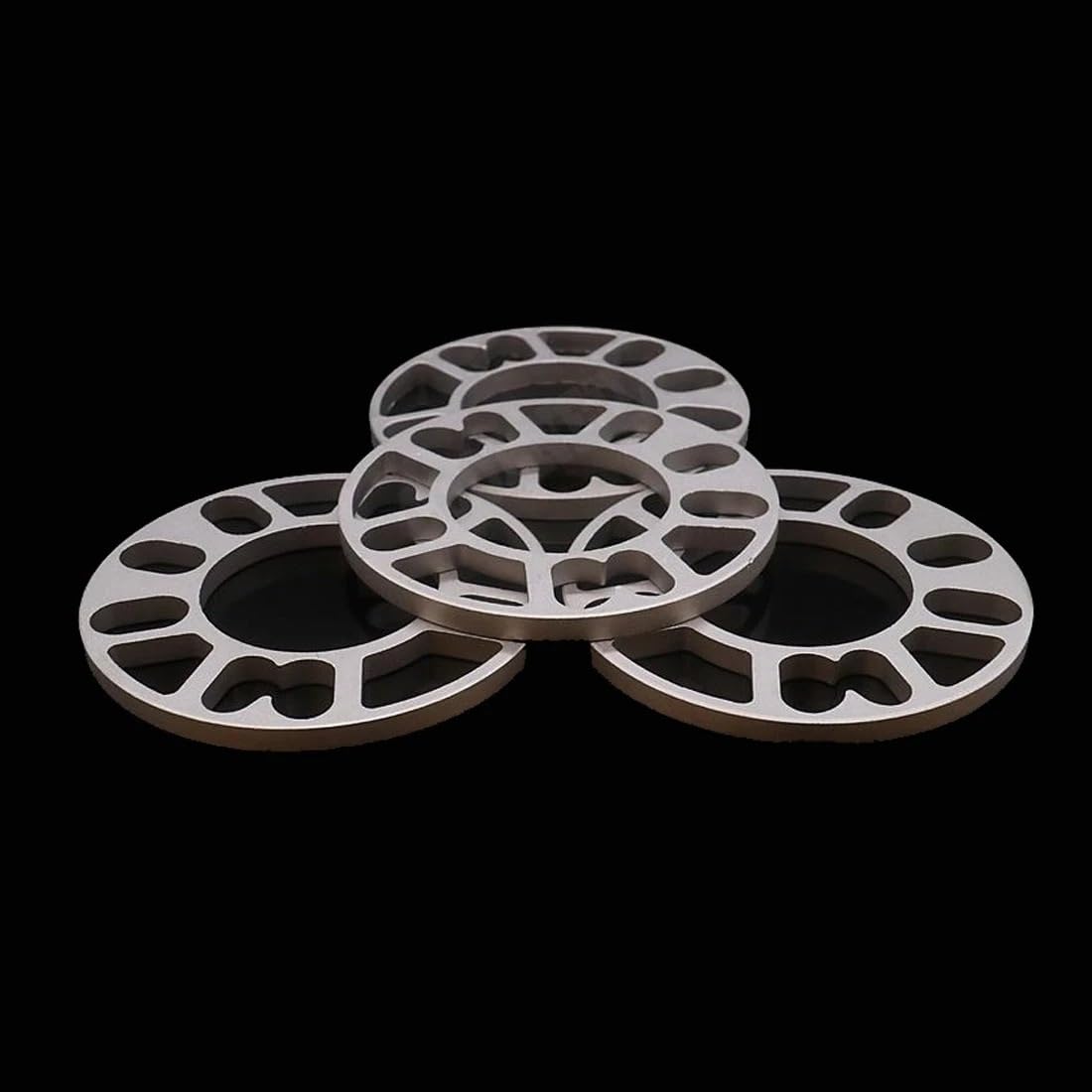 Spurverbreiterungen Für 4/5 Bolzenfelgen 4x100 4x108 4x114,3 5x100 5x108 5x110 5x115 5x120, 4 Stücke 3/5/8/10mm Alu-Spurverbreiterungen Distanzscheiben Platte Joint De Bride De Moyeu(4pcs 3mm.) von Dogkapm