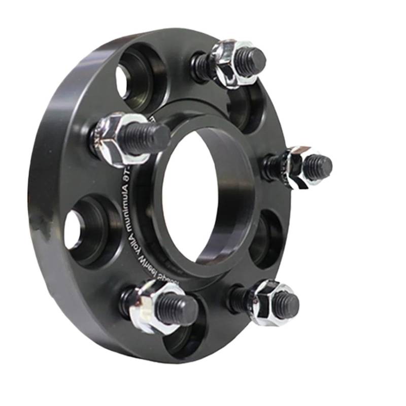 Spurverbreiterungen Für 718 Für 911 Für Boxster Für Cayman Für Panamera Für Cayenne Für Bentley Spurverbreiterung Adapter PCD 5x130 CB 71,6mm 1 Stück Joint De Bride De Moyeu(1pc Spacer 25mm-BK) von Dogkapm