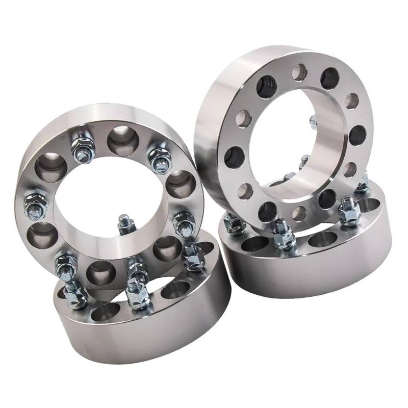 Spurverbreiterungen Für Chevrolet Für Suburban Express 1500 Für Tahoe K2500 1995-2015 6x139,7 Spurverbreiterung 50mm M12x1,5 Adapter 6x5,5 Zoll 50mm 4 Stück Joint De Bride De Moyeu von Dogkapm