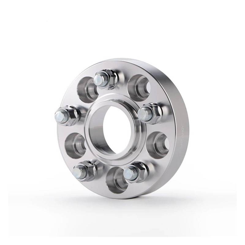 Spurverbreiterungen Für Dodge Für Challenger 2011-2023 Rad Adapter 1 Stück PCD 5x115 CB 71,6mm Spurverbreiterungen Joint De Bride De Moyeu(1PC Silver 30mm) von Dogkapm