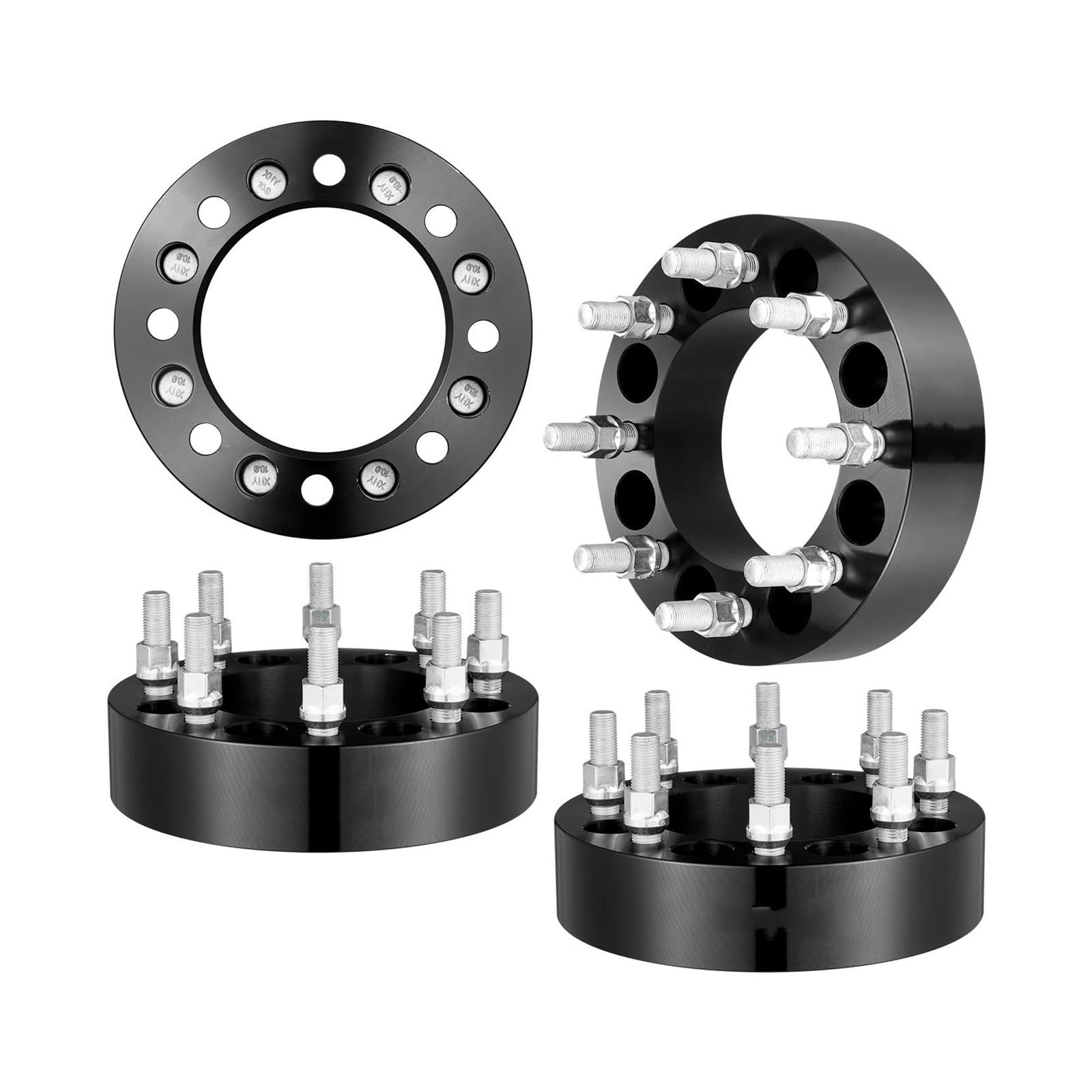 Spurverbreiterungen Für Dodge Für Ram 2500 Für Ram 3500 Spurverbreiterungen 8 "x 6,5" Radadapter 8 Lug Geschmiedete Spacer 9/16 "-18 Bolzen Spacer Joint De Bride De Moyeu(1inch 82.5mm) von Dogkapm