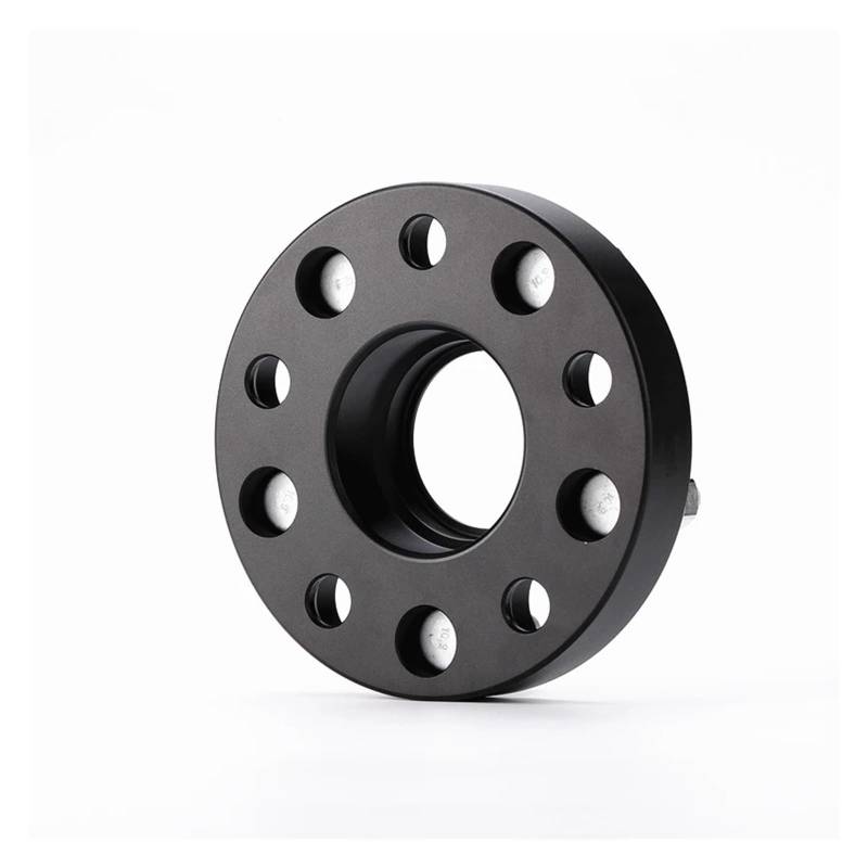 Spurverbreiterungen Für E46 E60 E90 F10 F30 Für Mini 1 Stück Glut Spurverbreiterungen 5x120 CB 72,6mm M14x1.5 Hub Adapter Reifen Zubehör Joint De Bride De Moyeu(1 Piece Black 20mm) von Dogkapm