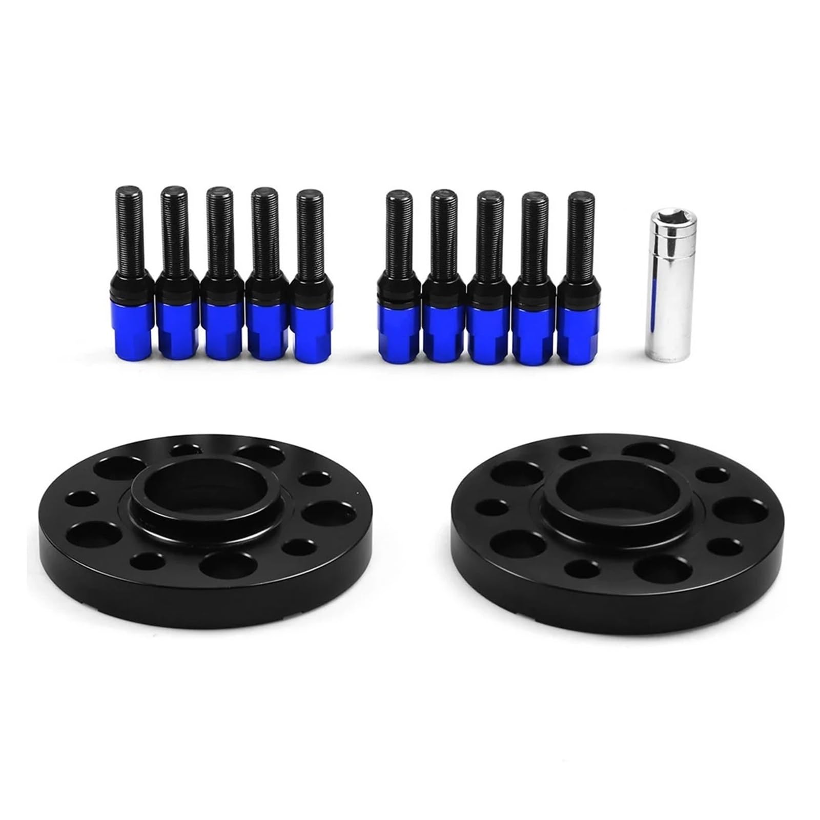 Spurverbreiterungen Für F Serie F10 F12 F13 F01 F02 F30 TT102032 20mm 72,56mm 5x120mm Hubcentric Spurverbreiterungen M14x 1,25 Kegel Schrauben Joint De Bride De Moyeu(Blue Bolts) von Dogkapm
