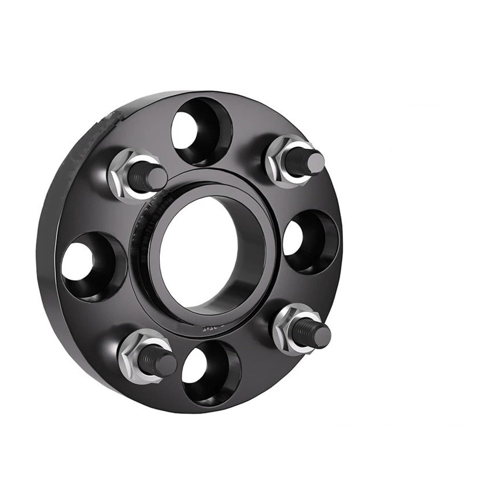 Spurverbreiterungen Für Fit 2008-2020 2/4 Stücke 4x100 CB 56,1mm M12x1,5 Hub Centric Schwarz Geschmiedet Rad Spacer Flansch Platte 15/20/25/30/35mm Joint De Bride De Moyeu(4pcs 25mm) von Dogkapm