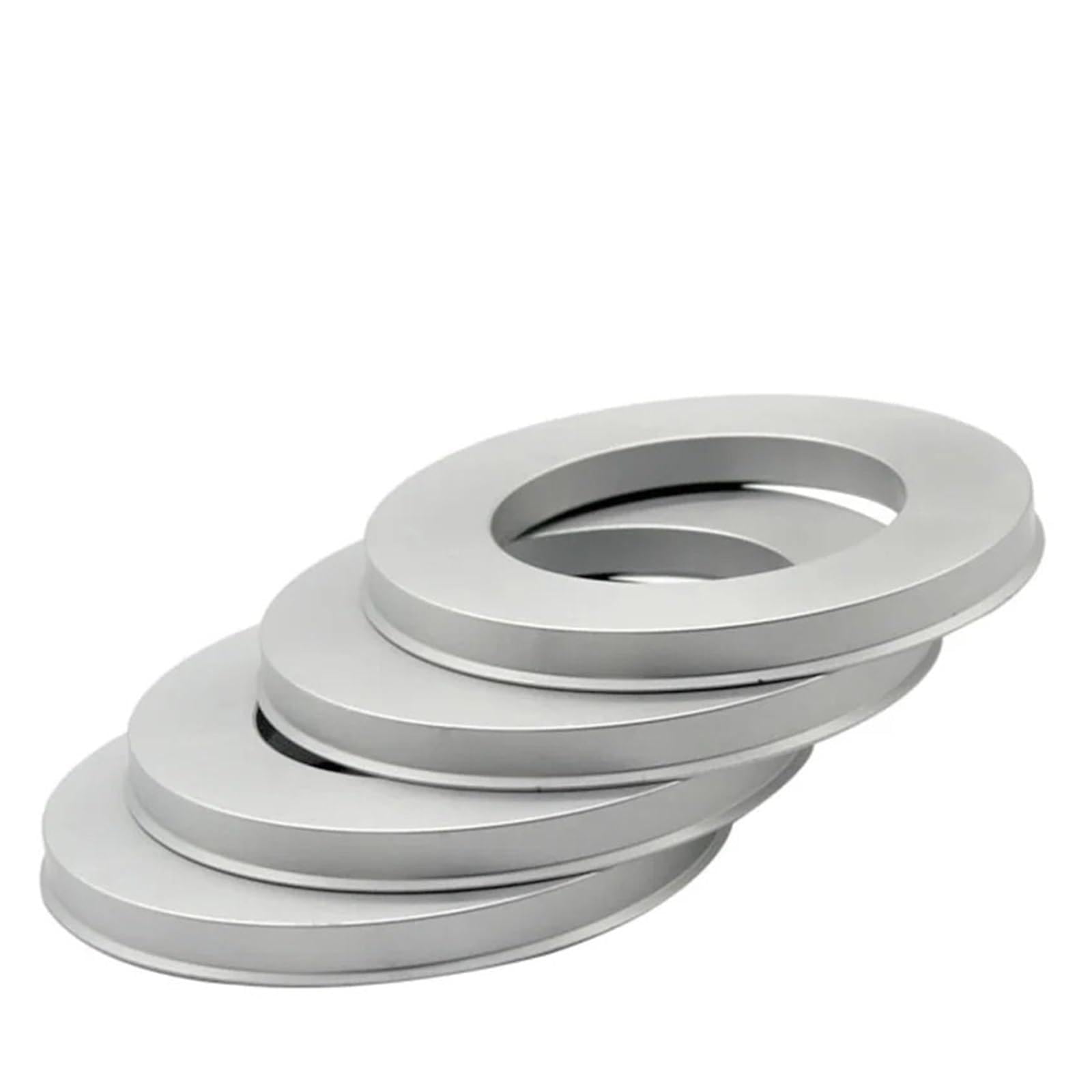 Spurverbreiterungen Universal 66-110mm 78-110mm 4 Teile/Satz Aluminium Hub Ringe Rad Zentrierringe Zubehör Rad Bohrung Joint De Bride De Moyeu(66-110mm) von Dogkapm