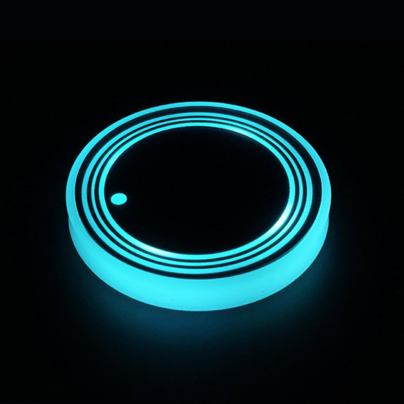 Doiyislem Auto-Untersetzer mit Licht, Auto-Getränkehalter-Matte - Rutschfester Auto-Untersetzer, USB-Aufladung - Intelligenter Sensor-Fahrzeug-Getränkehalter-Einsatz-Untersetzer mit wechselnden Farben Doiyislem Auto-Untersetzer mit Licht, Auto-Getränkehalter-Matte - Rutschfester Auto-Untersetzer, USB-Aufladung - Intelligenter Sensor-Fahrzeug-Getränkehalter-Einsatz-Untersetzer mit wechselnden Farben von Doiyislem