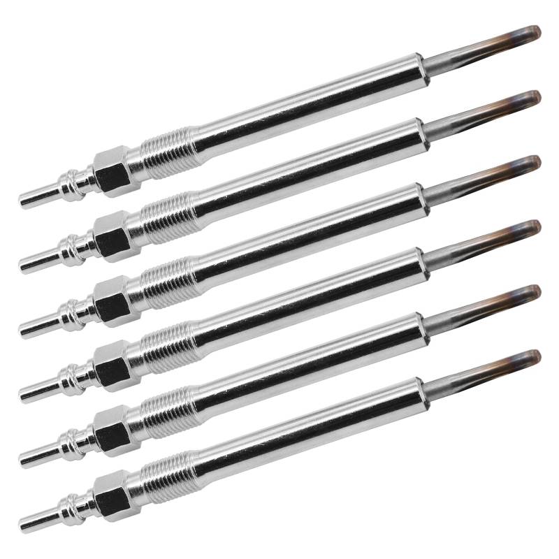 Dokili 6x Glühkerze Glühstifte für golf 6, golf 7, Pa-s-sat, Tou-ran, A4, Octavia, GLP194 von Dokili