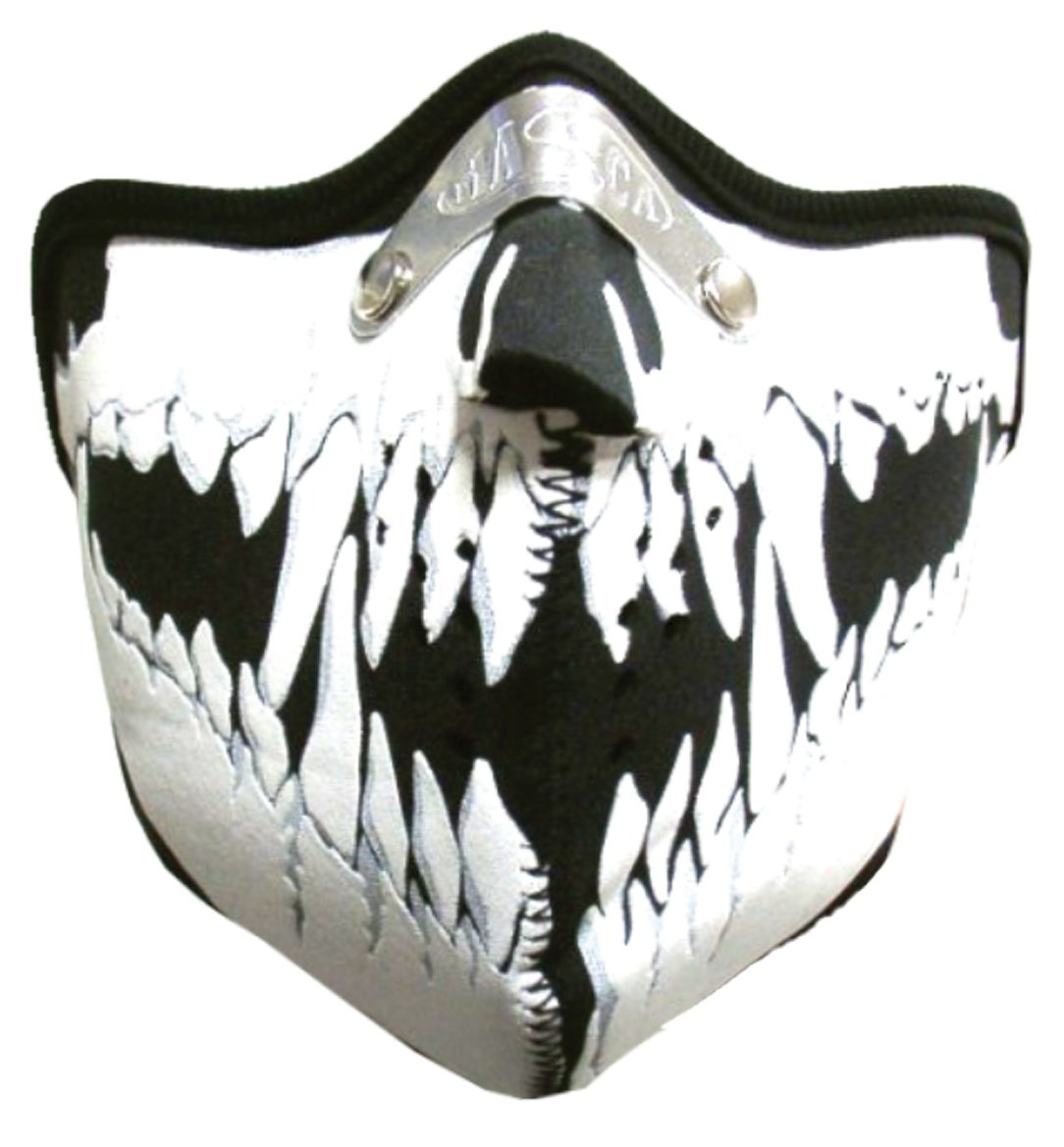 Doktor Hardstuff Biker Maske - Skull Face Mundschutz von Doktor Hardstuff