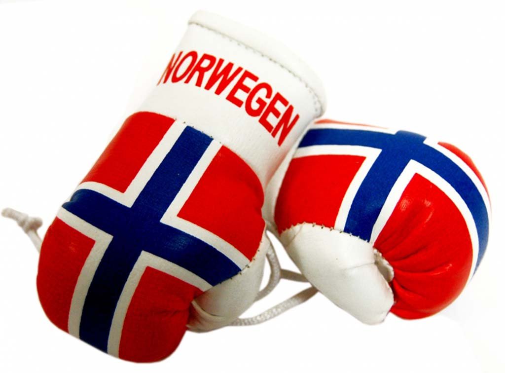 Doktor Hardstuff Mini Boxhandschuhe - Norwegen von Doktor Hardstuff