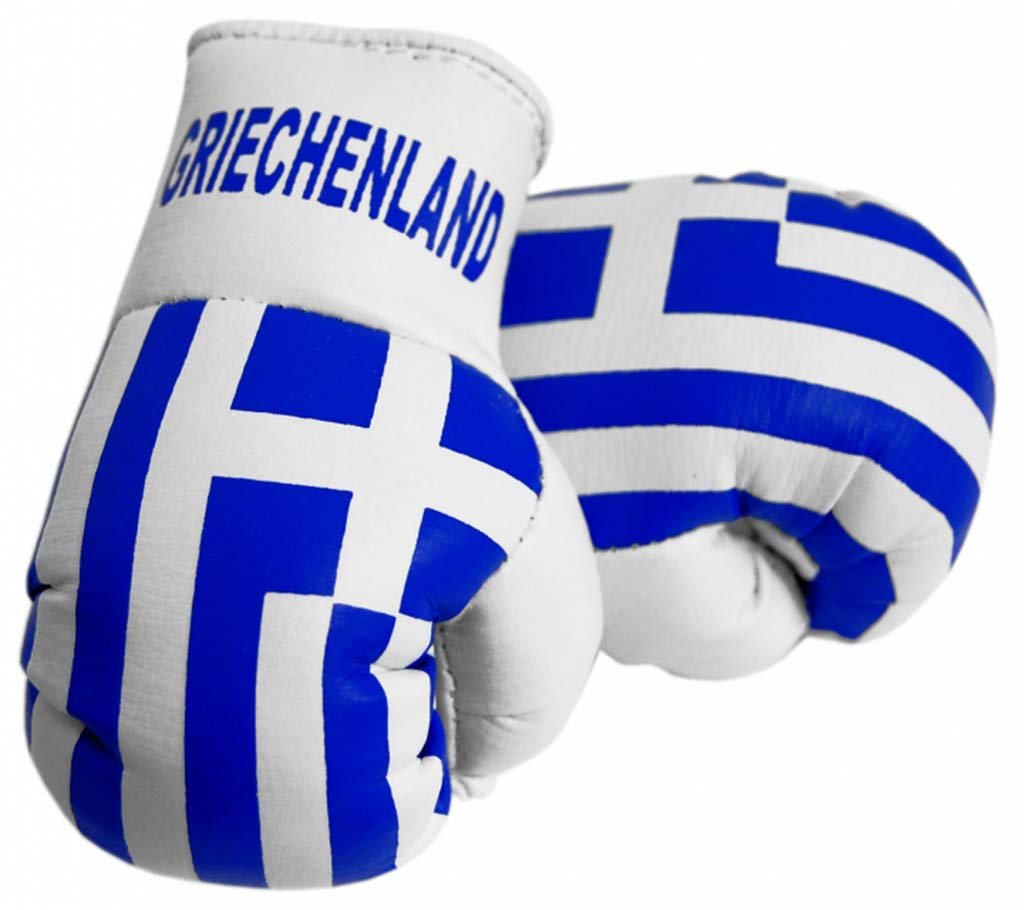 Doktor Hardstuff Mini Boxhandschuhe - Griechenland von Doktor Hardstuff