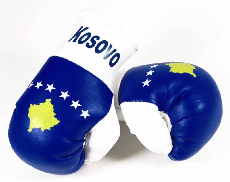 Doktor Hardstuff Mini Boxhandschuhe - Kosovo von Doktor Hardstuff