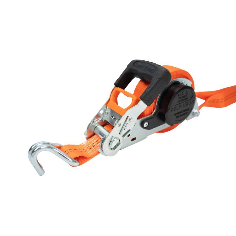 Automatikspanngurt DoMatik 35, mit Ratsche und Profilhaken, 5 m Länge, Orange von Dolezych