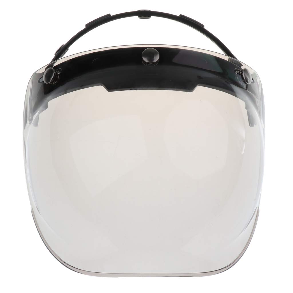 Dolity 1 Stück 3-Snap Bubble Windschild Visier Flip Up Ersatz Visier Schutzschild Blasenschild für Motorradhelme - 4 Dolity 1 Stück 3-Snap Bubble Windschild Visier Flip Up Ersatz Visier Schutzschild Blasenschild für Motorradhelme - 4 von D DOLITY
