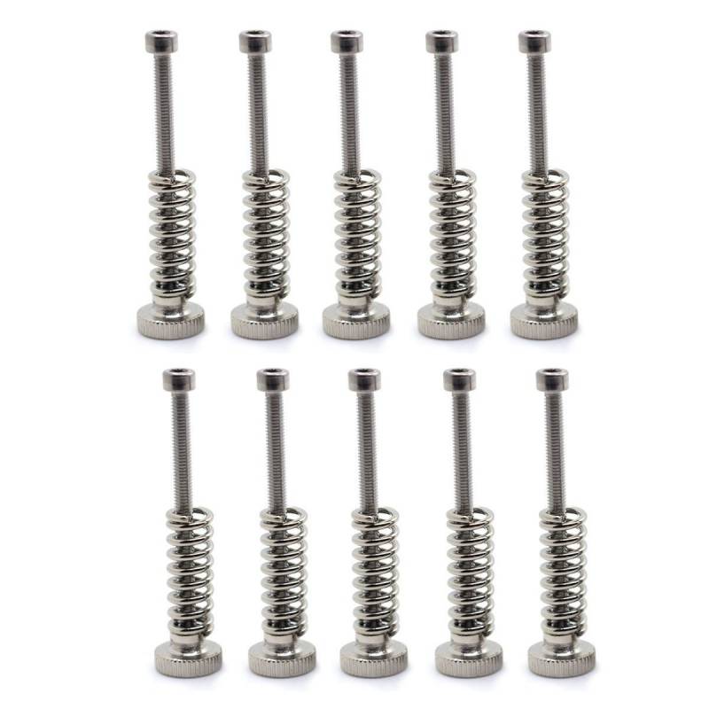 DollaTek 10 Pcs Leveling Component Suite M3 Schraubennivellier Nivellierknauf Kit für 3D-Drucker von DollaTek