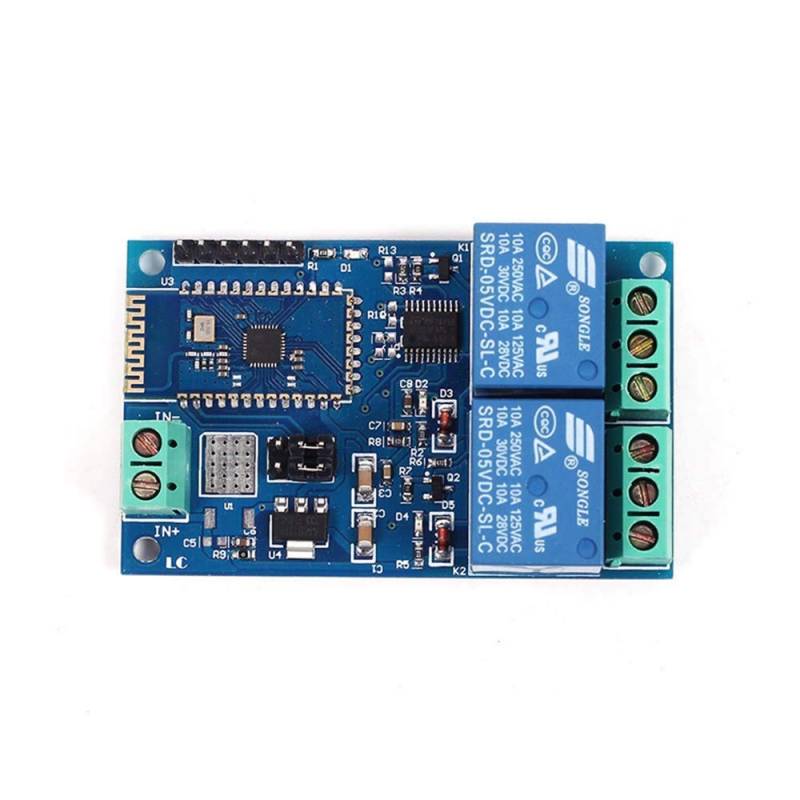 DollaTek 5V 2 Kanal Bluetooth Relais IOT Smart Home App Fernbedienung von DollaTek