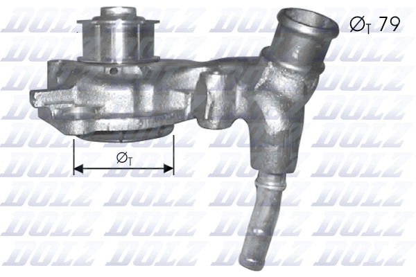 Wasserpumpe, Motorkühlung Dolz F166 von Dolz