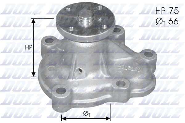 Wasserpumpe, Motorkühlung Dolz O133 Wasserpumpe, Motorkühlung Dolz O133 von Dolz